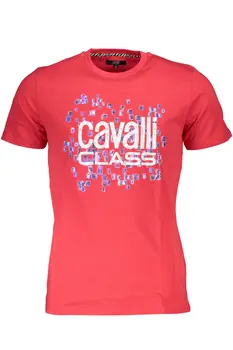 CAVALLI CLASS SHORT SLEEVE T-SHIRT MEN RED