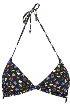 KARL LAGERFELD BEACHWEAR SWIMSUIT TOP WOMEN BLACK