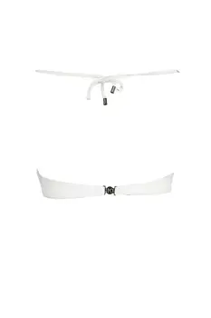 KARL LAGERFELD BEACHWEAR SWIMSUIT TOP WOMEN WHITE