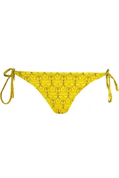 KARL LAGERFELD BEACHWEAR SWIMSUIT BOTTOM WOMEN YELLOW