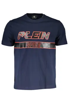 PLEIN SPORT SHORT SLEEVE T-SHIRT MEN BLUE