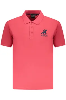 US GRAND POLO MEN'S SHORT SLEEVE POLO RED