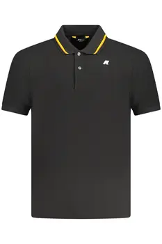 K-WAY POLO SHORT SLEEVE MEN BLACK
