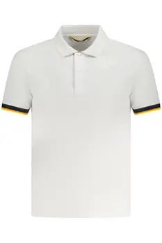 K-WAY POLO SHORT SLEEVES MEN WHITE