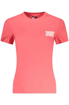 TOMMY HILFIGER WOMEN'S SHORT SLEEVE T-SHIRT PINK