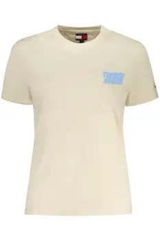 TOMMY HILFIGER SHORT SLEEVE T-SHIRT WOMEN BEIGE