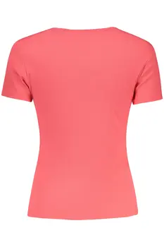 TOMMY HILFIGER WOMEN'S SHORT SLEEVE T-SHIRT PINK