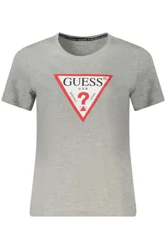 GUESS JEANS SHORT SLEEVE T-SHIRT WOMEN GREY