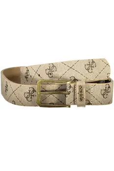 GUESS JEANS BELT MEN BEIGE