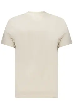 TOMMY HILFIGER MEN'S SHORT-SLEEVE T-SHIRT BEIGE