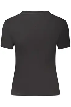 TOMMY HILFIGER WOMEN'S SHORT-SLEEVE T-SHIRT BLACK