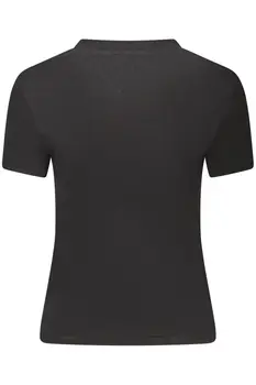 TOMMY HILFIGER WOMEN'S SHORT-SLEEVE T-SHIRT BLACK