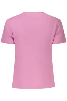 TOMMY HILFIGER WOMEN'S PINK SHORT-SLEEVE T-SHIRT