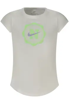 NIKE SHORT-SLEEVED T-SHIRT FOR GIRLS, WHITE