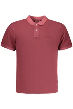 PEPE JEANS MEN'S SHORT-SLEEVED POLO SHIRT, RED