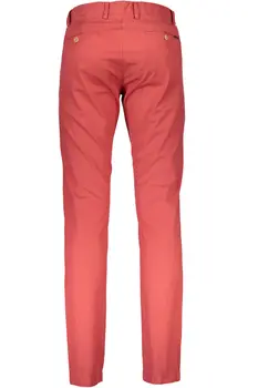 GANT RED MEN'S TROUSERS