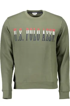 US POLO SWEATSHIRT WITHOUT ZIP MAN GREEN