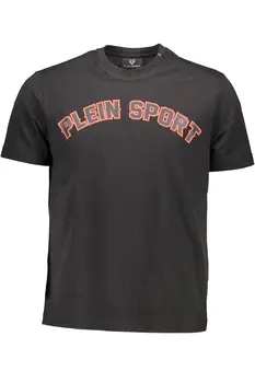 PLEIN SPORT MEN'S SHORT SLEEVE T-SHIRT BLACK