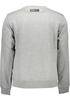 PLEIN SPORT SWEATSHIRT WITHOUT ZIP MAN GRAY