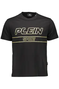 PLEIN SPORT MEN'S SHORT SLEEVE T-SHIRT BLACK