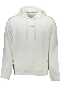 CALVIN KLEIN SWEATSHIRT WITHOUT ZIP MAN WHITE
