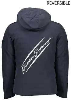PLEIN SPORT BLUE MEN'S JACKET