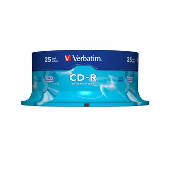 CD-R Verbatim 43432 700 MB 52x (25 uds) 700 MB