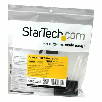 DisplayPort to HDMI Adapter Startech DP2HDVGA Black