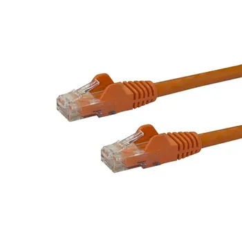 UTP Category 6 Rigid Network Cable Startech N6PATC10MOR Orange 10 m