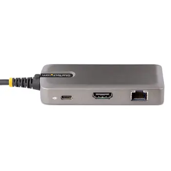 USB Hub Startech 103B-USBC-MULTIPORT 4K Ultra HD Grey