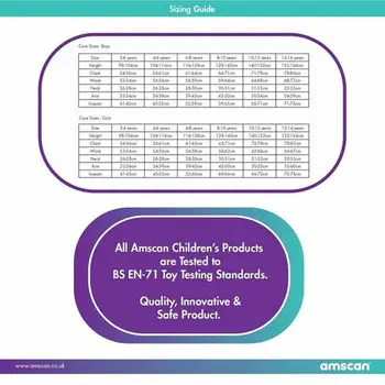 Costume for Children Purple 6-8 Years