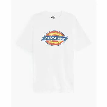 Short Sleeve T-Shirt Dickies Icon Logo White Unisex