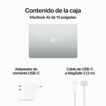 Laptop Apple MRYP3Y/A 15,3" M3 8 GB RAM 256 GB SSD