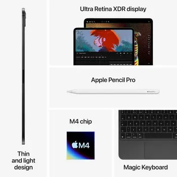 Tablet Apple iPad Pro 13 13" M4 8 GB RAM 256 GB Silver