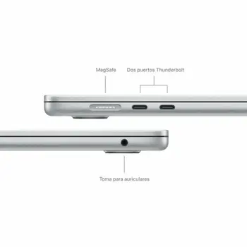 Laptop Apple MXD23Y/A Spanish Qwerty 15,3" M3 16 GB RAM 512 GB SSD