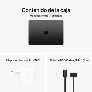 Laptop Apple MW2U3Y/A 14,2" M2 M4 24 GB RAM 512 GB SSD Spanish Qwerty