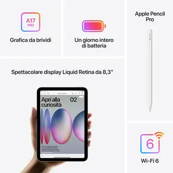 Tablet Apple MXN63TY/A 8 GB RAM 128 GB Grey 8,3"