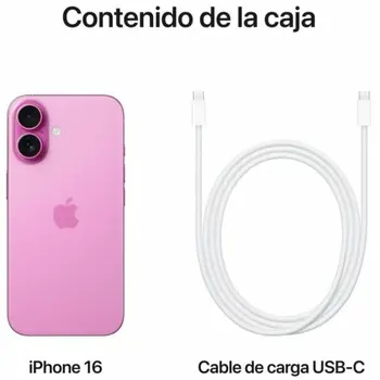 Smartphone Apple iPhone 16 6,1" 128 GB Pink