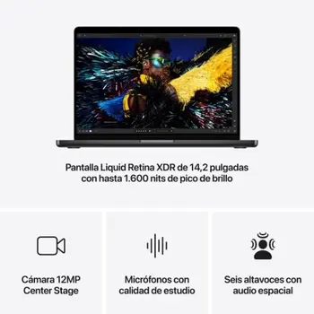 Laptop Apple MX2H3Y/A 14" 512 GB SSD