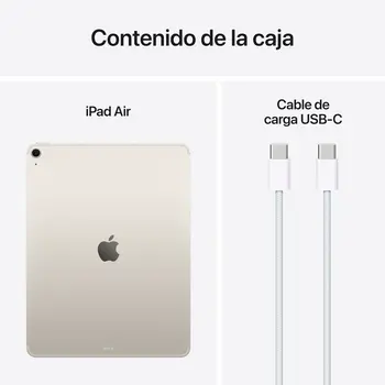 Tablet Apple iPad Air 13" 8 GB RAM 256 GB White Grey M3