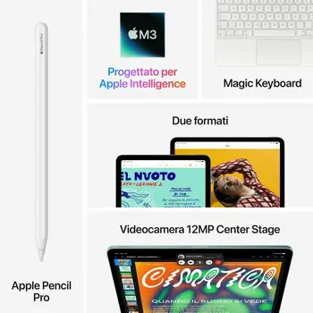 Tablet Apple MCNH4TY/A 13" 8 GB RAM 128 GB Grey M3