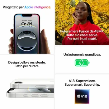 Smartphone Apple 6,1" Hexa Core 8 GB RAM 128 GB Black