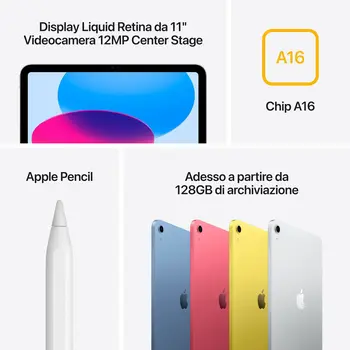 Tablet Apple MD7K4TY/A Silver 11" 256 GB