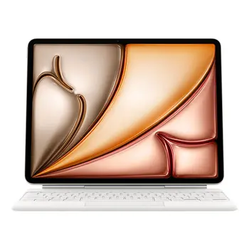 Keyboard Apple MDFW4Y/A White Spanish Qwerty
