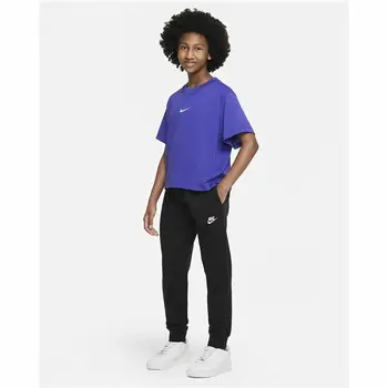 Child's Short Sleeve T-Shirt Nike Sportswear Blue