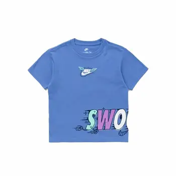 Child's Short Sleeve T-Shirt Nike Nsw Art Rlxd Ss Gfx Niño Nike Polar Indigo