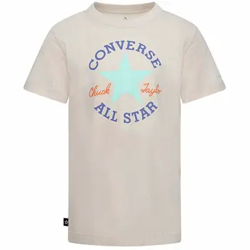 Child's Short Sleeve T-Shirt Converse Core Sse Salmon