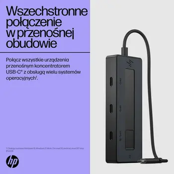 USB Hub HP 6G843AA Black