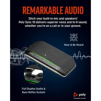 Portable Bluetooth Speakers Poly 77P34AA