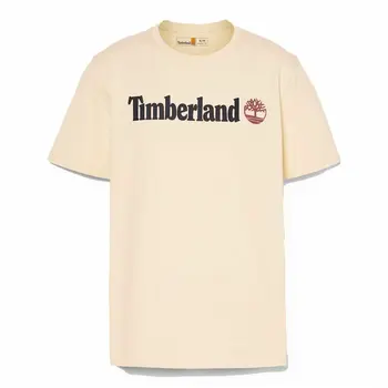 Men’s Short Sleeve T-Shirt Timberland Kennebec River Linear Logo